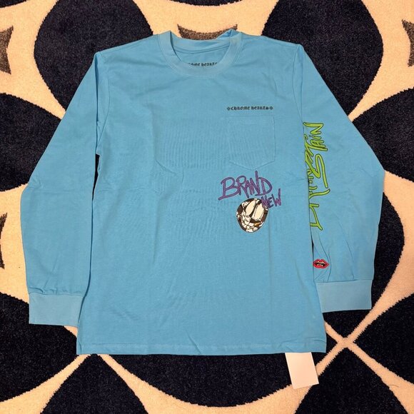 Chrome Hearts x Matty Boy Brain New Blue Longsleeve Men’s Size Large